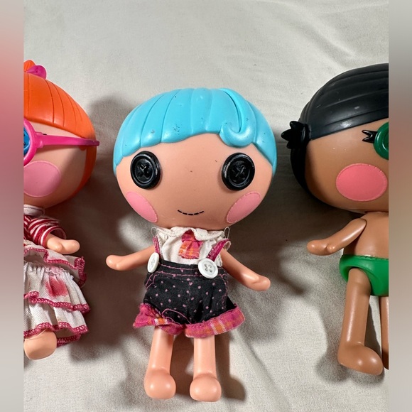 Lalaloopsy 7” Little Sister Dolls Lot Of 4 Dressed / Undressed Bundle - Picture 3 of 16
